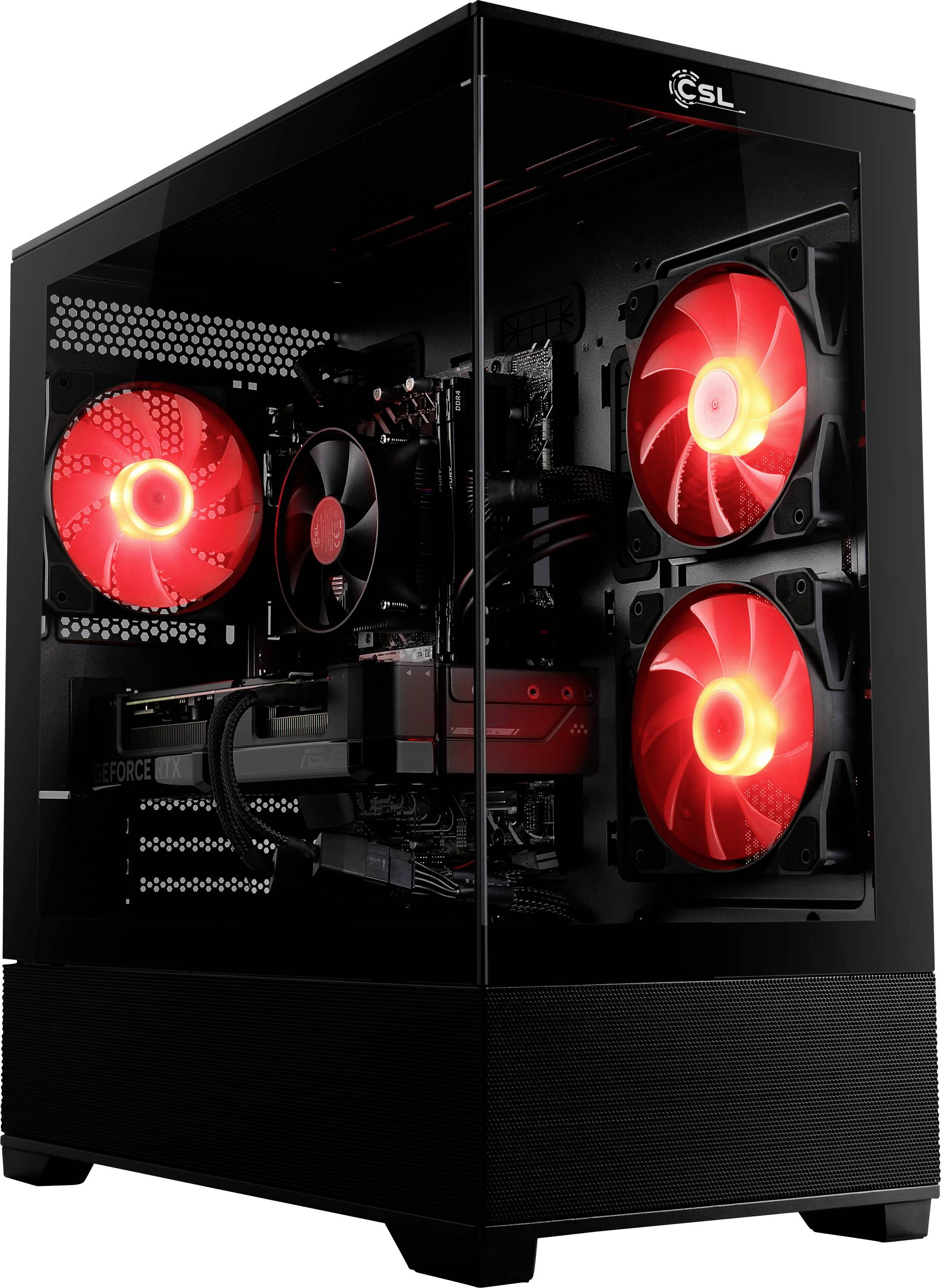 CSL Computer Gaming PC Gaming PC M11830H AMD Ryzen 7 8700F 5GHz 32GB RAM 1000GB SSD Nvidia GeForce RTX™ 5070 12GB GDDR7 93486