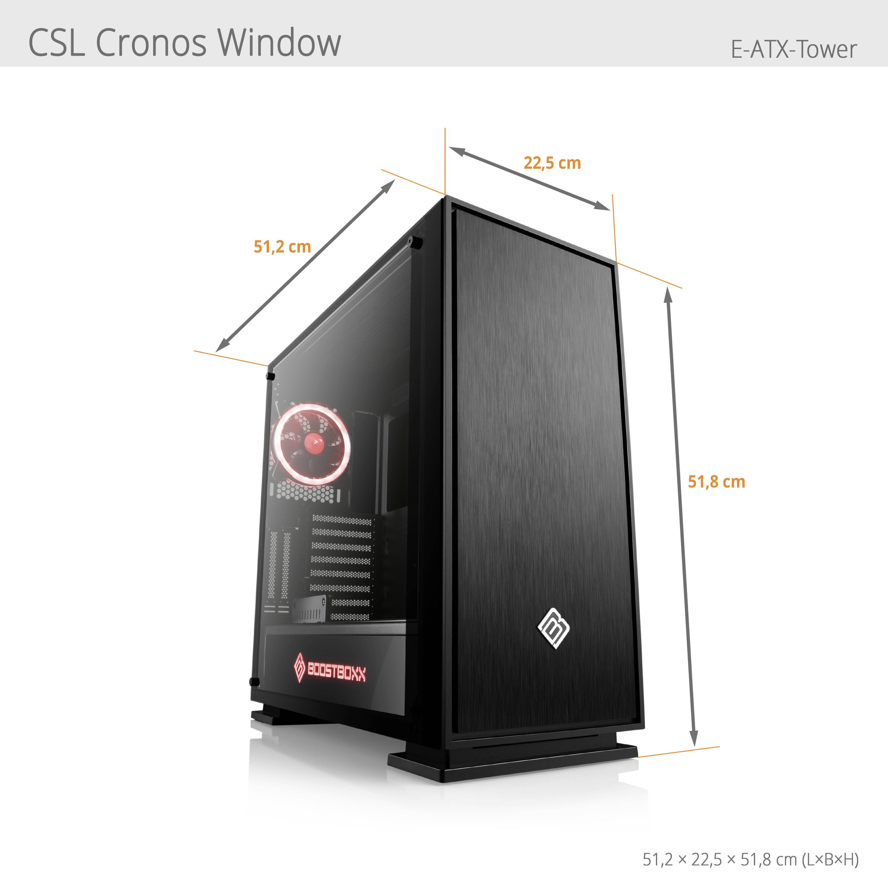 CSL Computer Gaming PC Gaming PC M11910H AMD Ryzen 7 9800X3D 5.2GHz 32GB RAM 2000GB SSD Nvidia GeForce RTX™ 5080 16GB GDDR7 93496