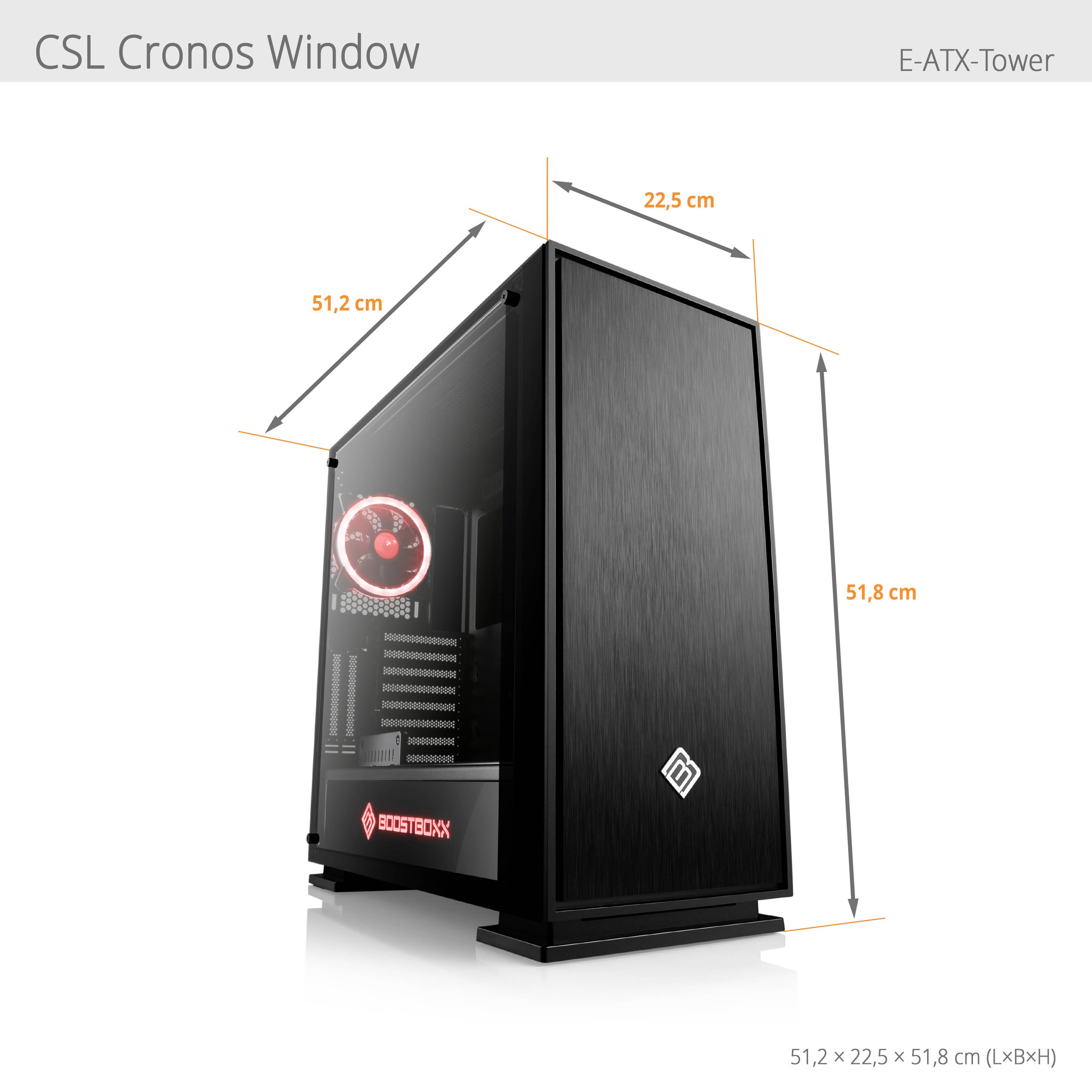 CSL Computer Gaming PC Gaming PC M12010H Intel® Core™ Ultra 7 265KF 5.5GHz 32GB RAM 2000GB SSD Nvidia GeForce RTX™ 5080 16GB GDDR7