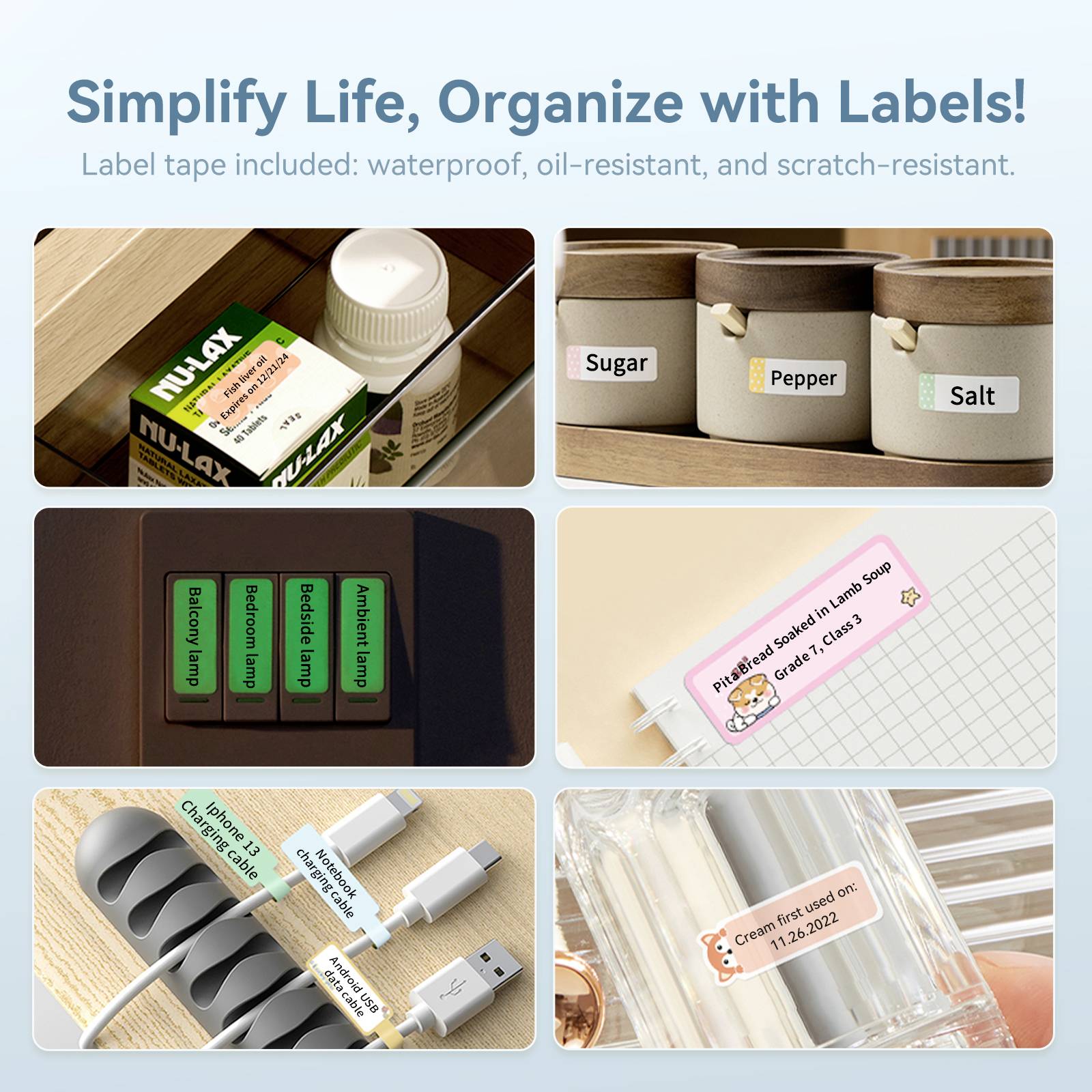 NIIMBOT D11_H Portable thermal label printer Etikettendrucker Thermodirekt 300 x 300 dpi Etikettenbreite (max.): 15mm USB