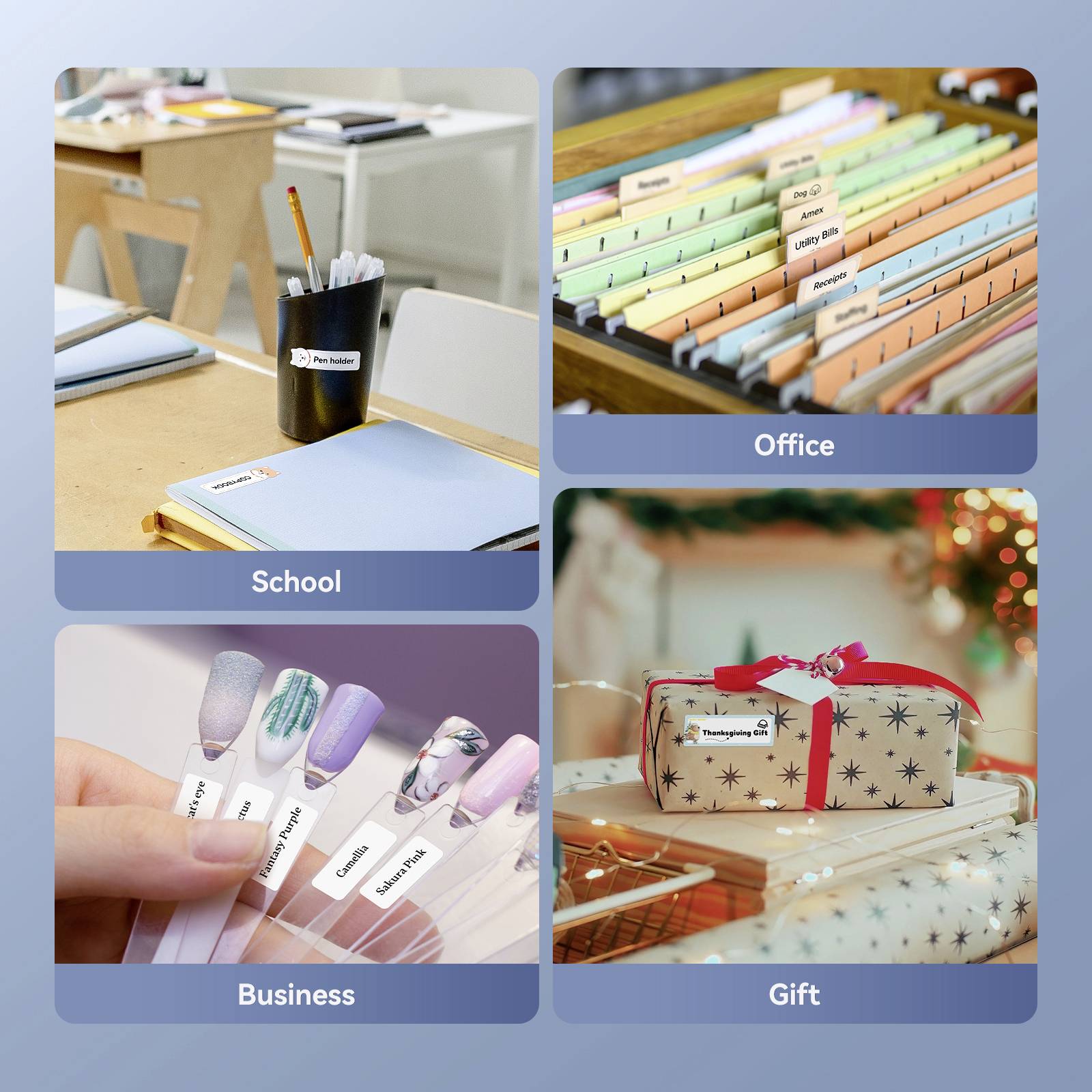 NIIMBOT Etikettendrucker D11_H Portable thermal label printer Etikettendrucker Thermodirekt 300 x 300 dpi Etikettenbreite (max.)