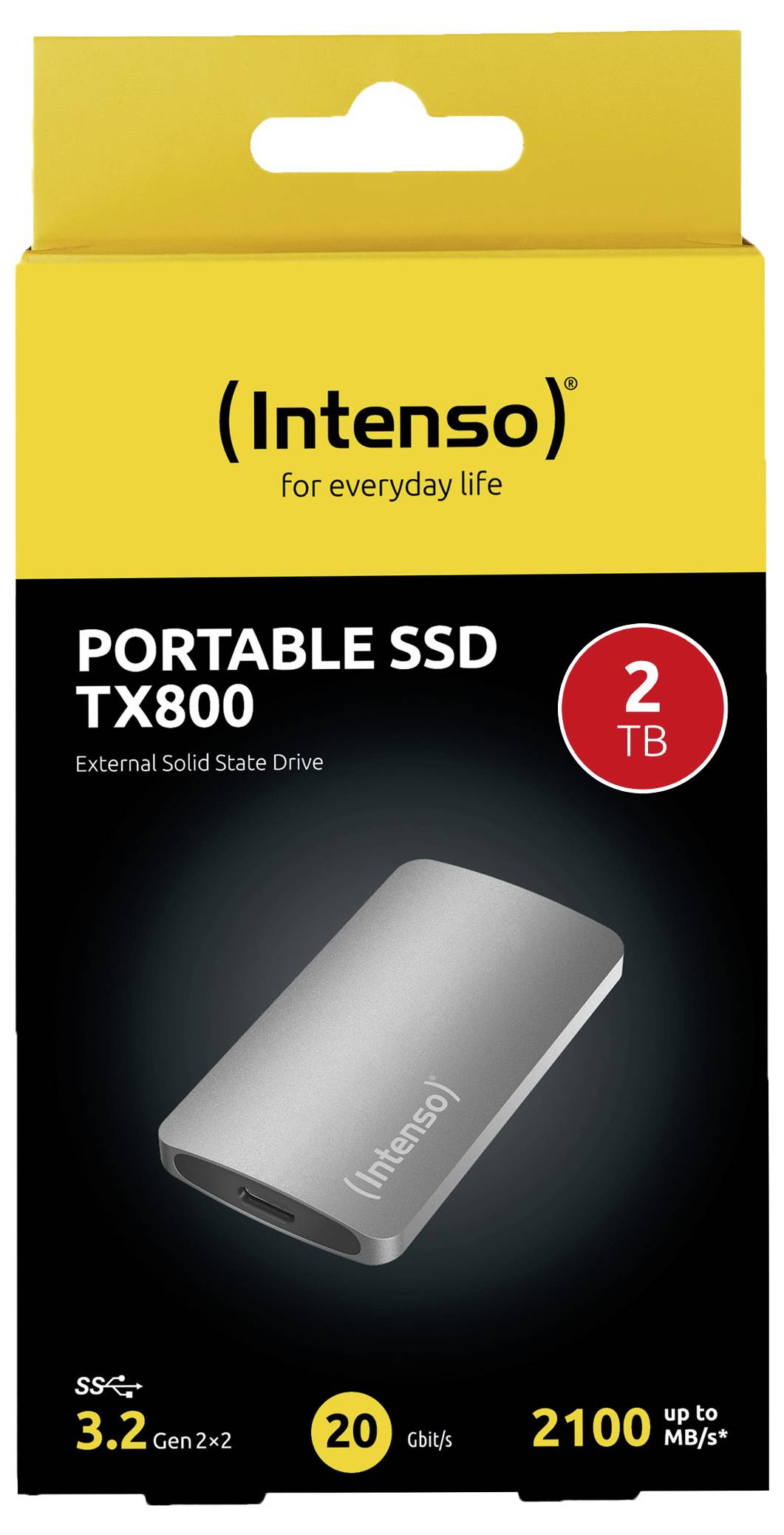 Intenso Externe SSD USB-C® (USB 3.2 Gen 2x2) 3828470