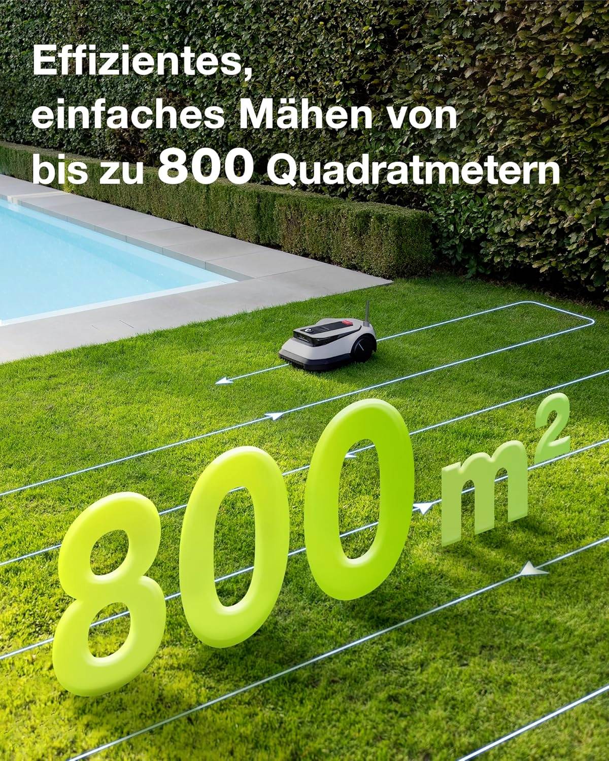 ECOVACS Goat G1-800 GOAT G1-800 grau Mähroboter