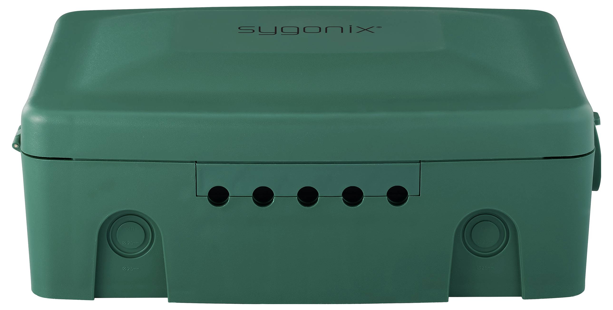 Sygonix SY-6797950 Verteilerbox 3fach Grün, Schwarz erhöhter Berührungsschutz