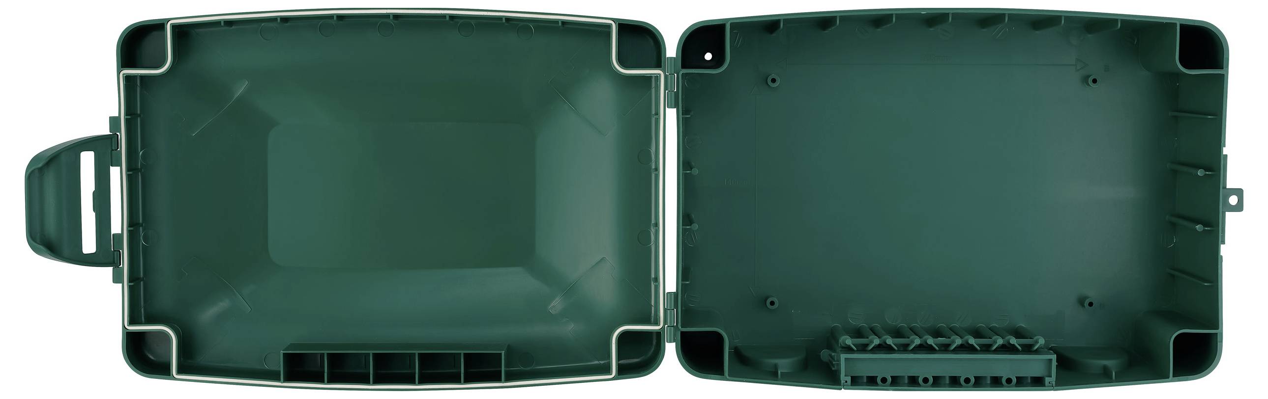 Sygonix SY-6797950 Verteilerbox 3fach Grün, Schwarz erhöhter Berührungsschutz