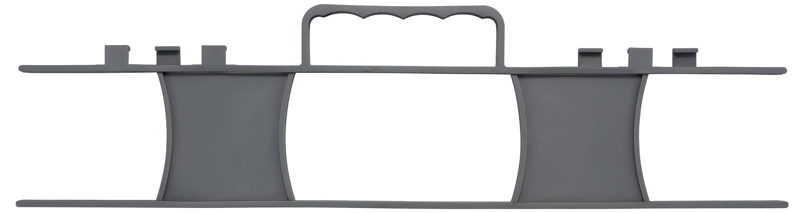 Sygonix Kabeltragehilfe SY-6797956 Grau 1St.