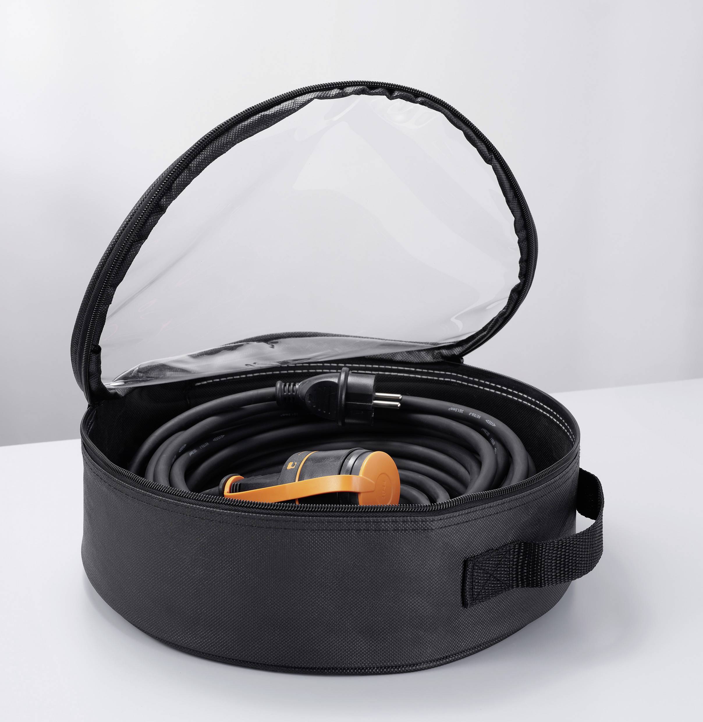 Sygonix SY-6797958 Strom Kabeltasche Schwarz