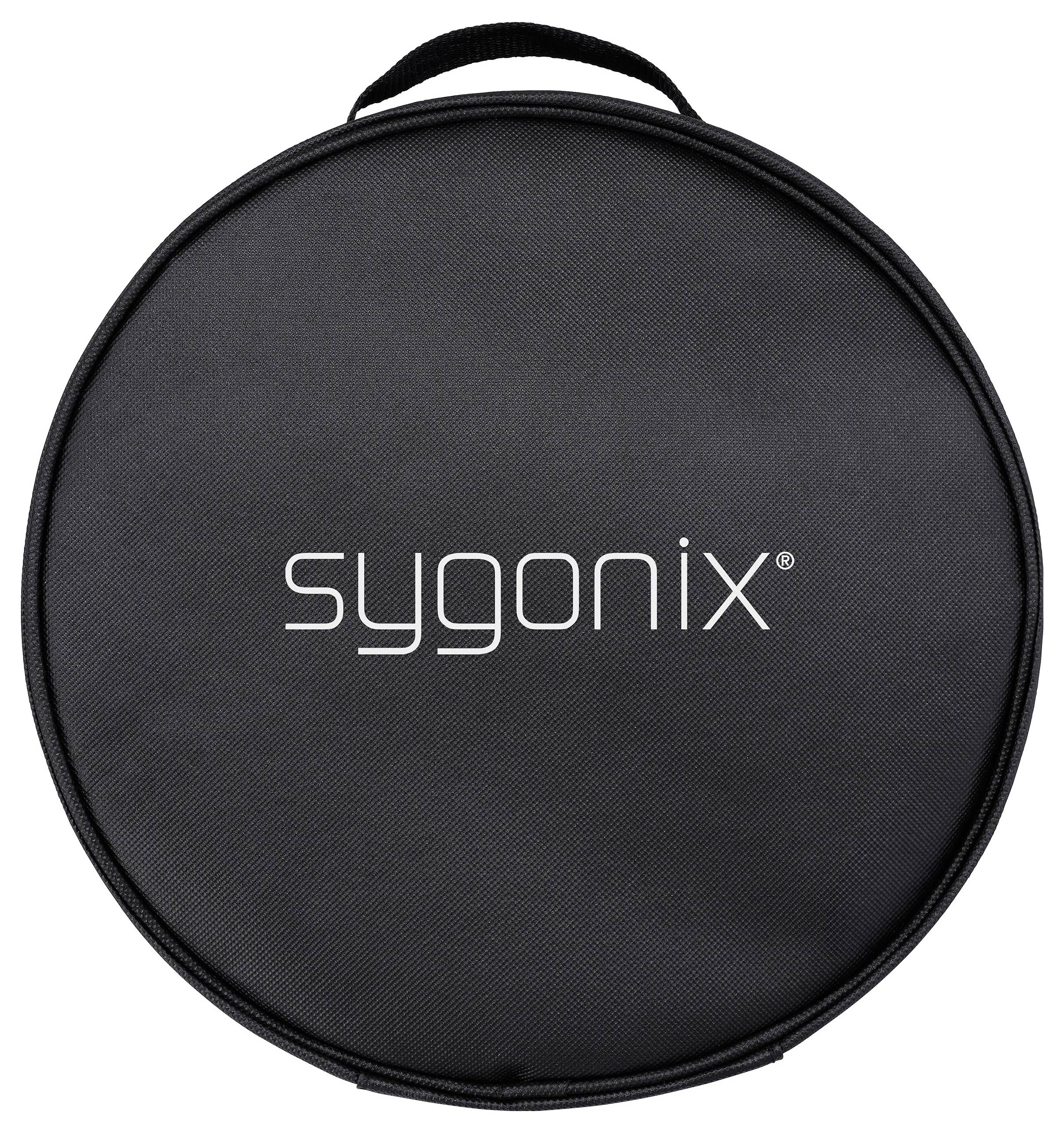 Sygonix SY-6797958 Strom Kabeltasche Schwarz