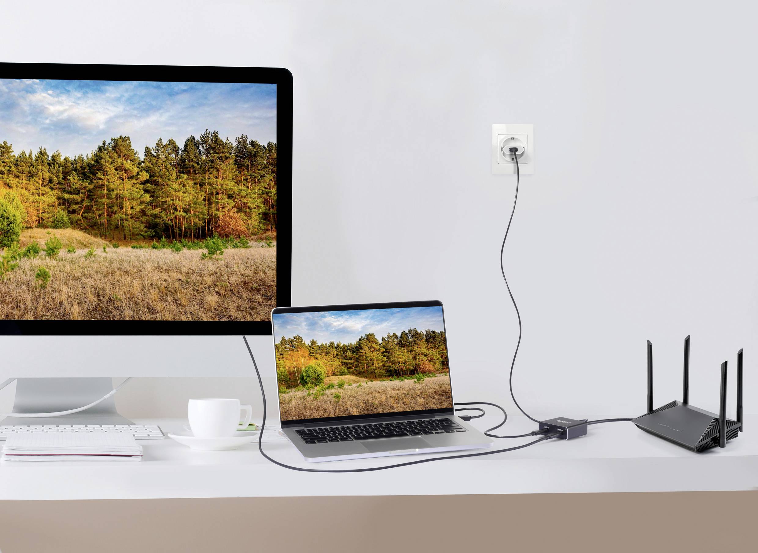 SpeaKa Professional SP-GNS-250 Netzwerkadapter/Hub 1 GBit/s USB-C®, RJ45