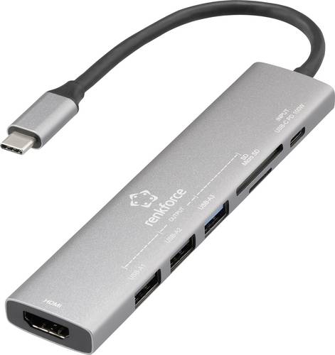 Renkforce USB-C® Dockingstation RF-DKS-907 Passend für Marke Dockingstations: Universal USB-C® Pow