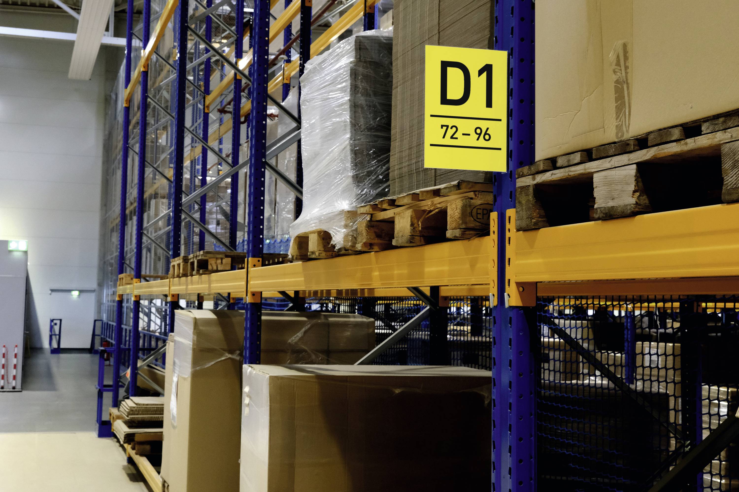 Durable 187419 Gangschild magnetisch A4hoch 10St.