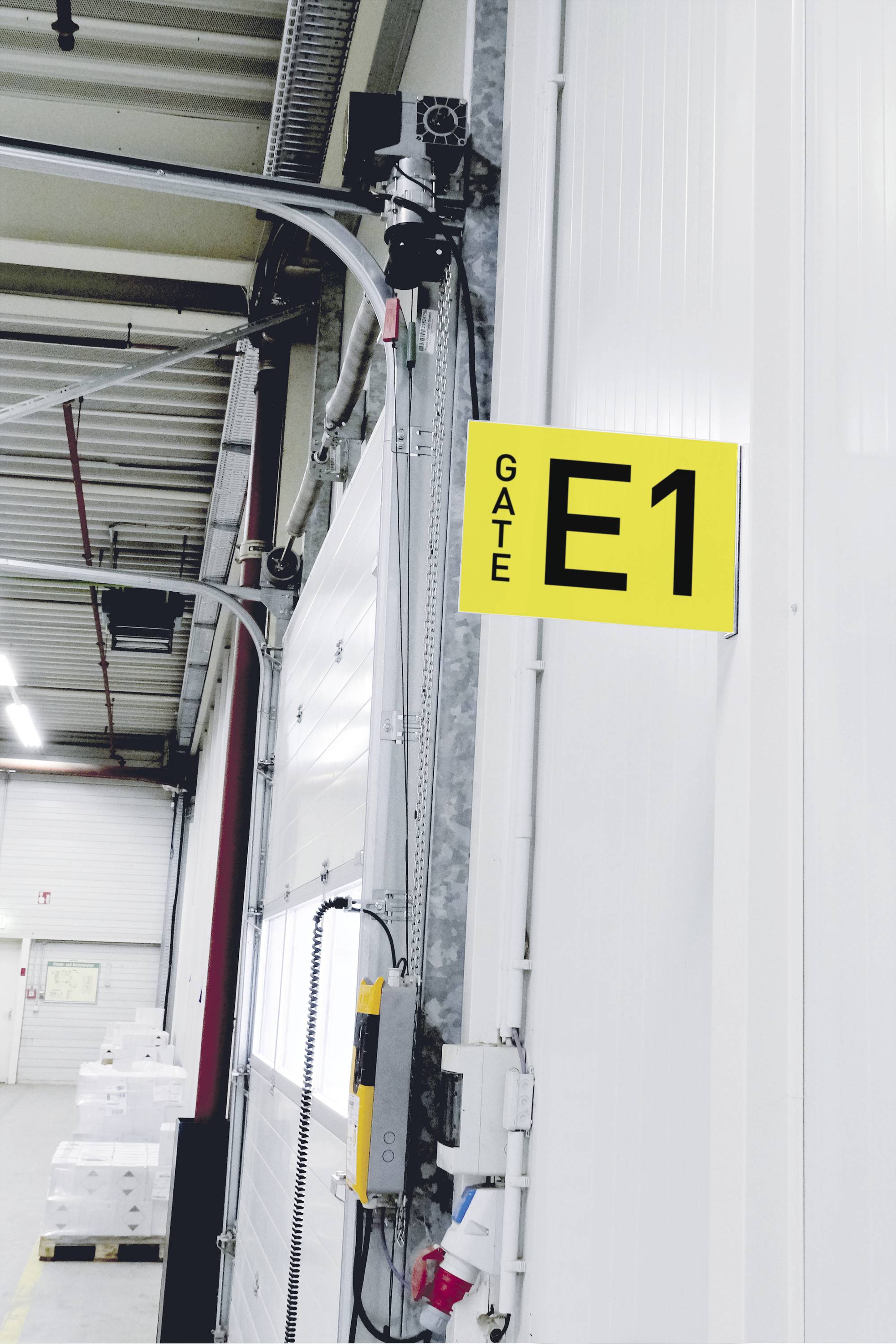 Durable 187519 Gangschild magnetisch A4 quer 10St.