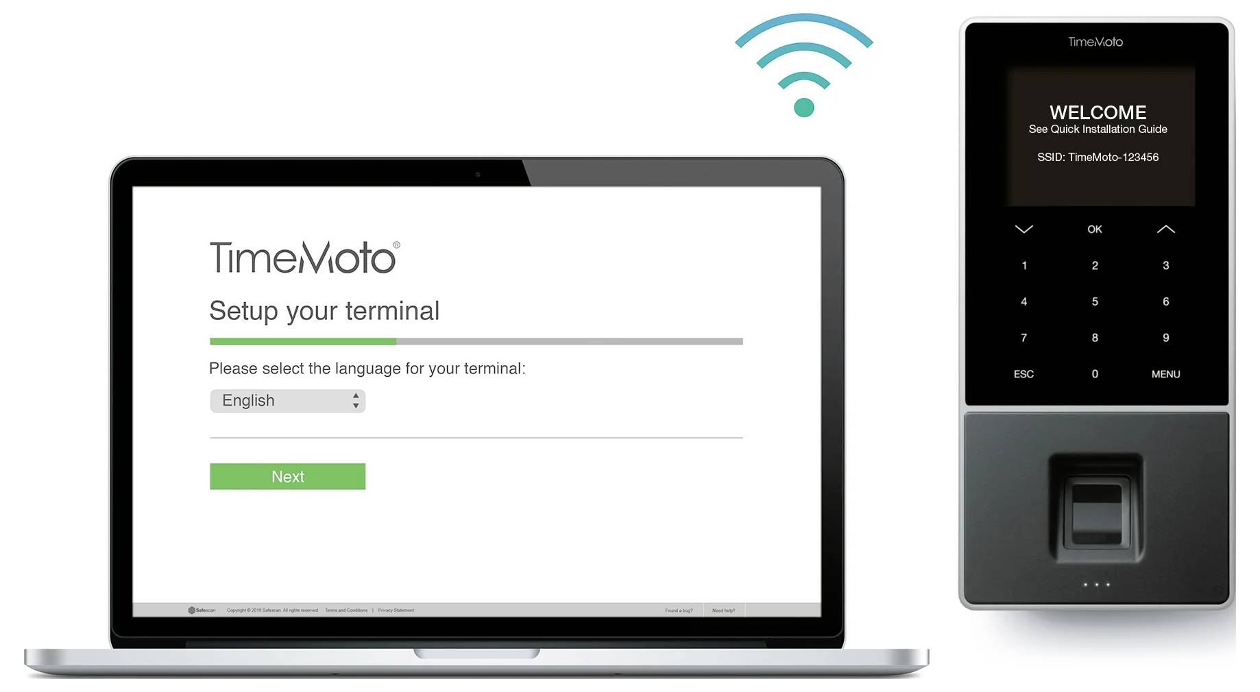 Timemoto 125-0636 Zeiterfassungssystem