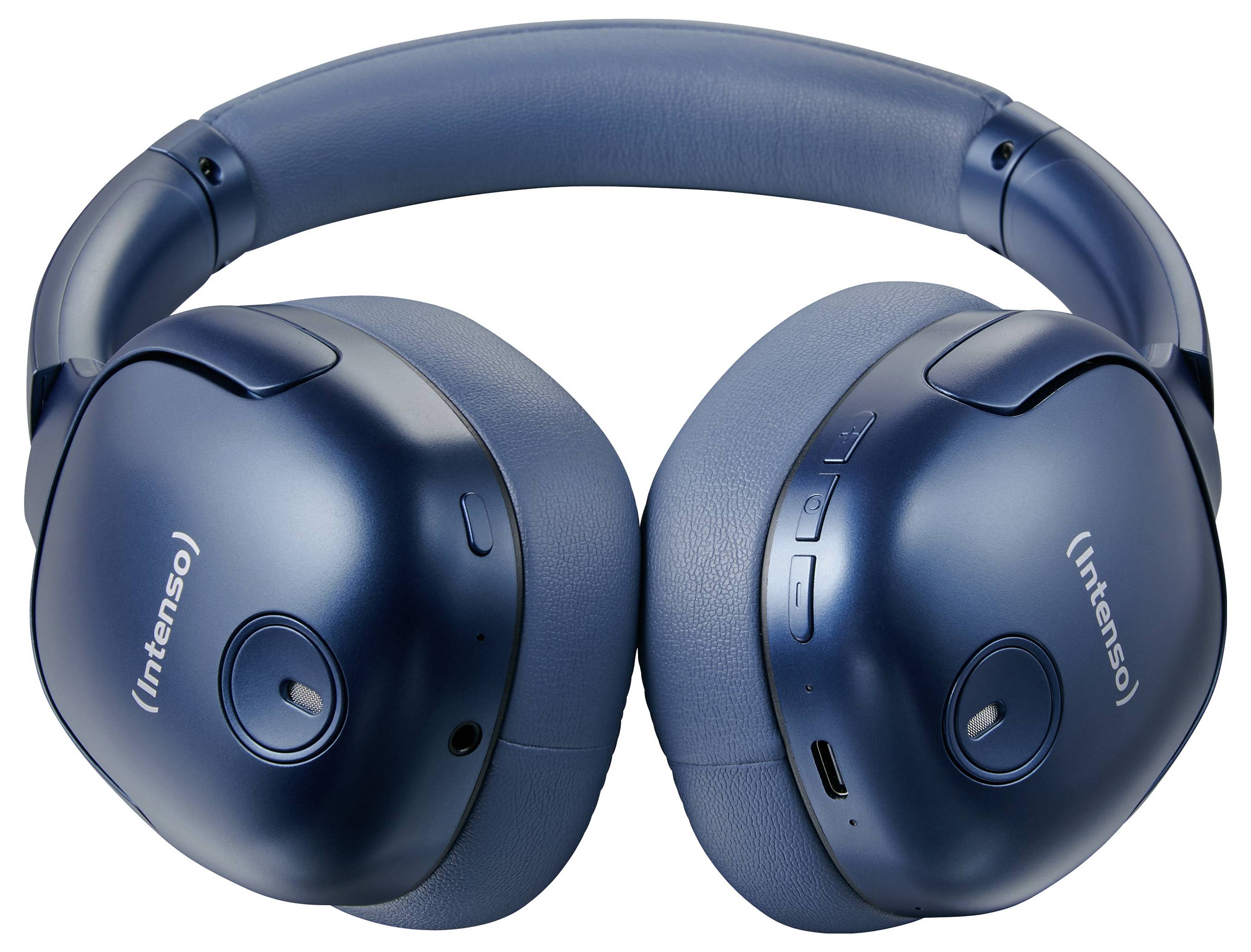Intenso Over-Ear O400HA blue Over Ear Kopfhörer Blau Faltbar