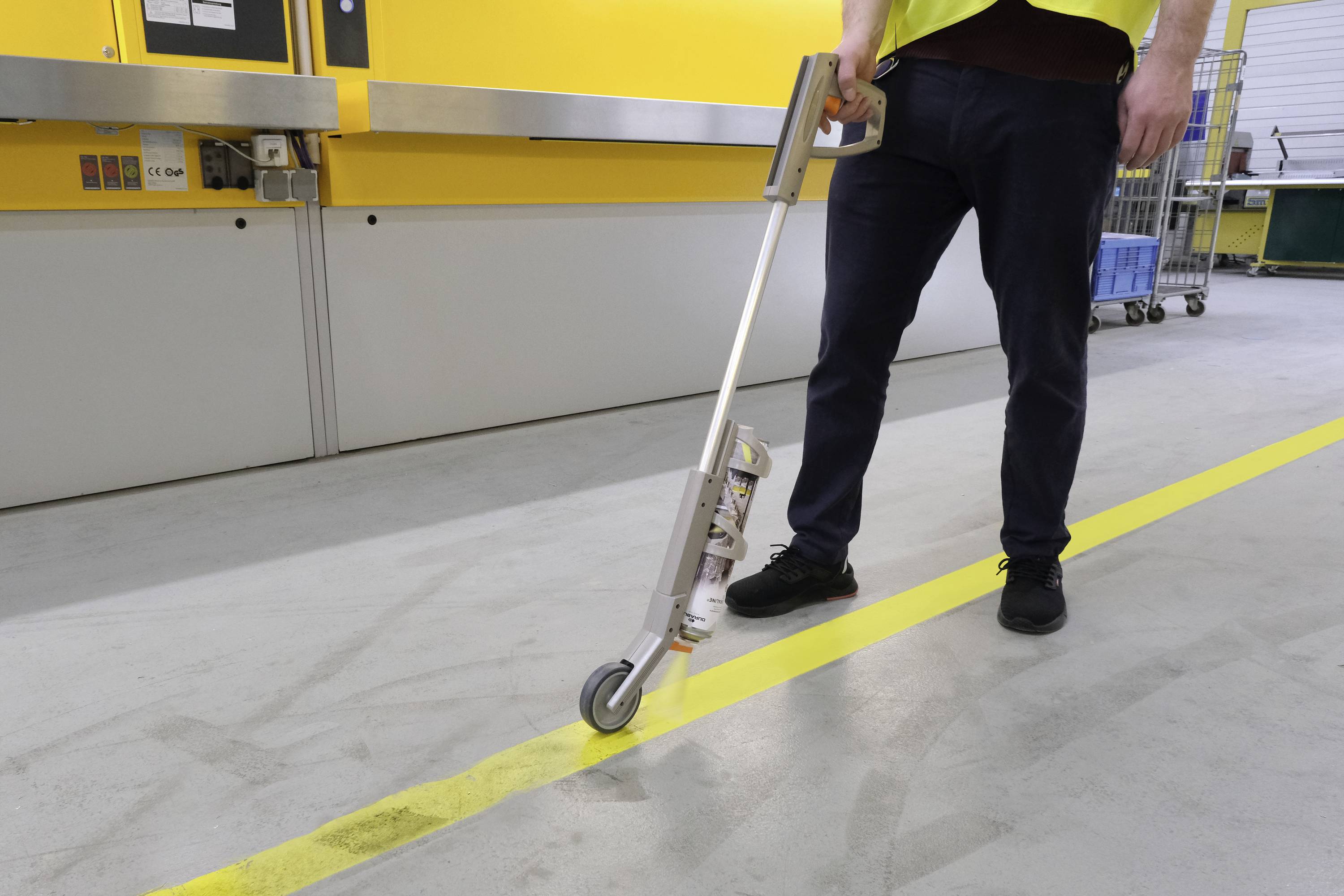 Durable 114210 Markierstange DURALINE® EasyTrack S grau 114210 1st 1St.