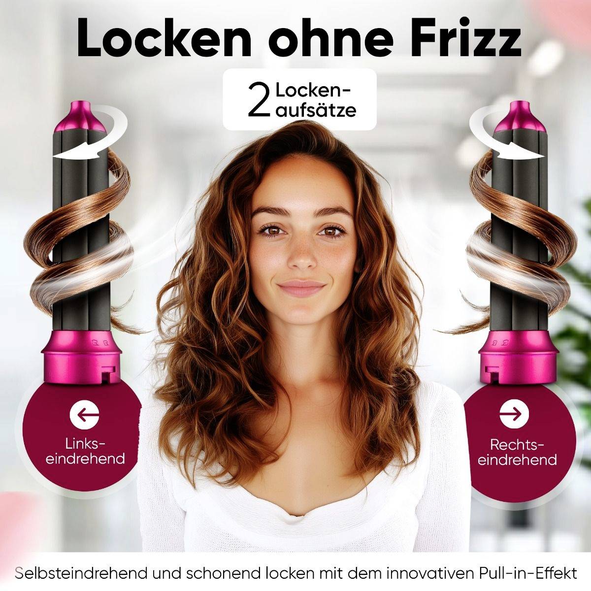 Profi-Care PC-HAS 3132 Multi-Styler Grau, Pink