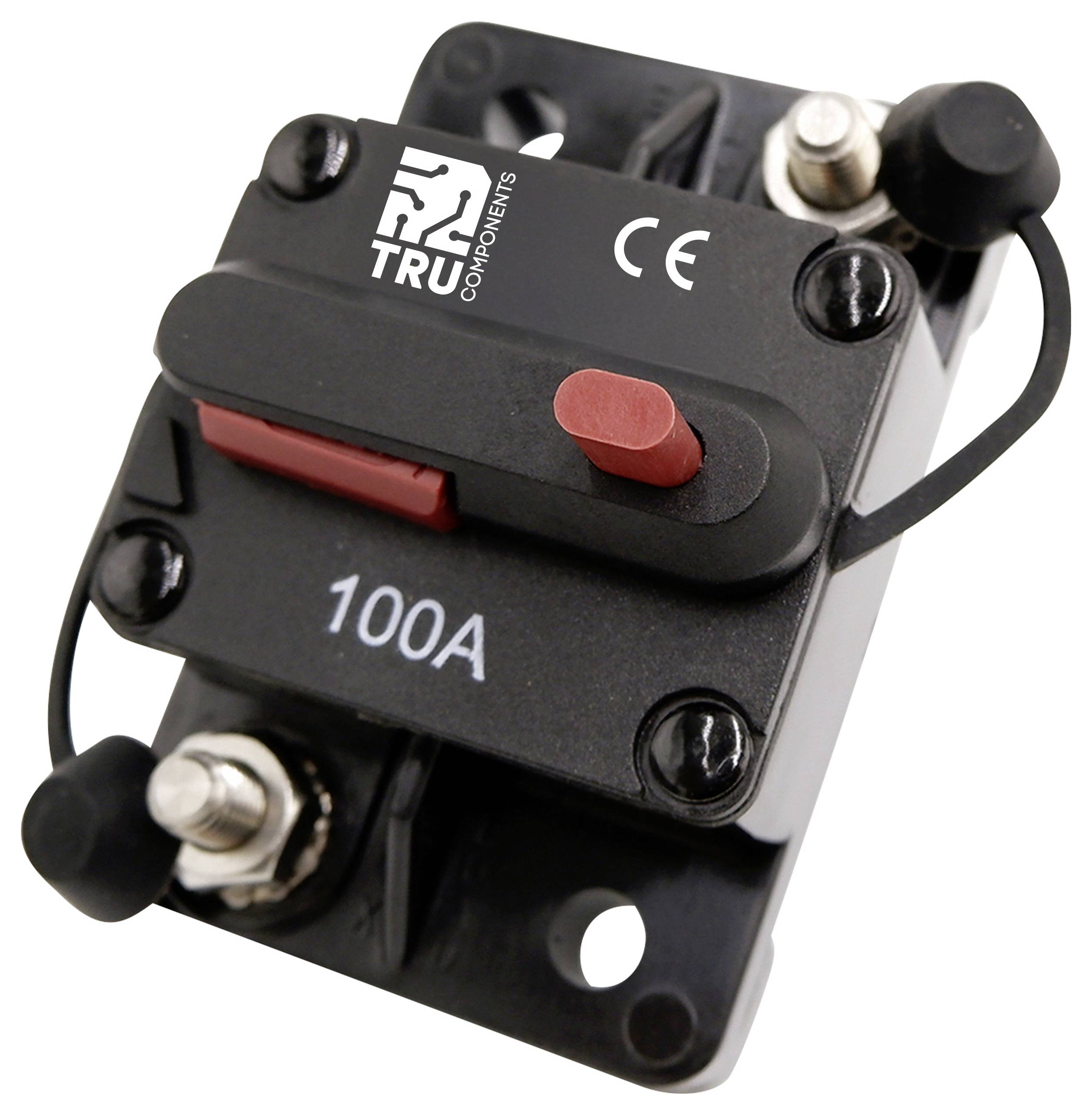 TRU COMPONENTS TC-13596600 Sicherungsautomat 100A Schwarz 1St.