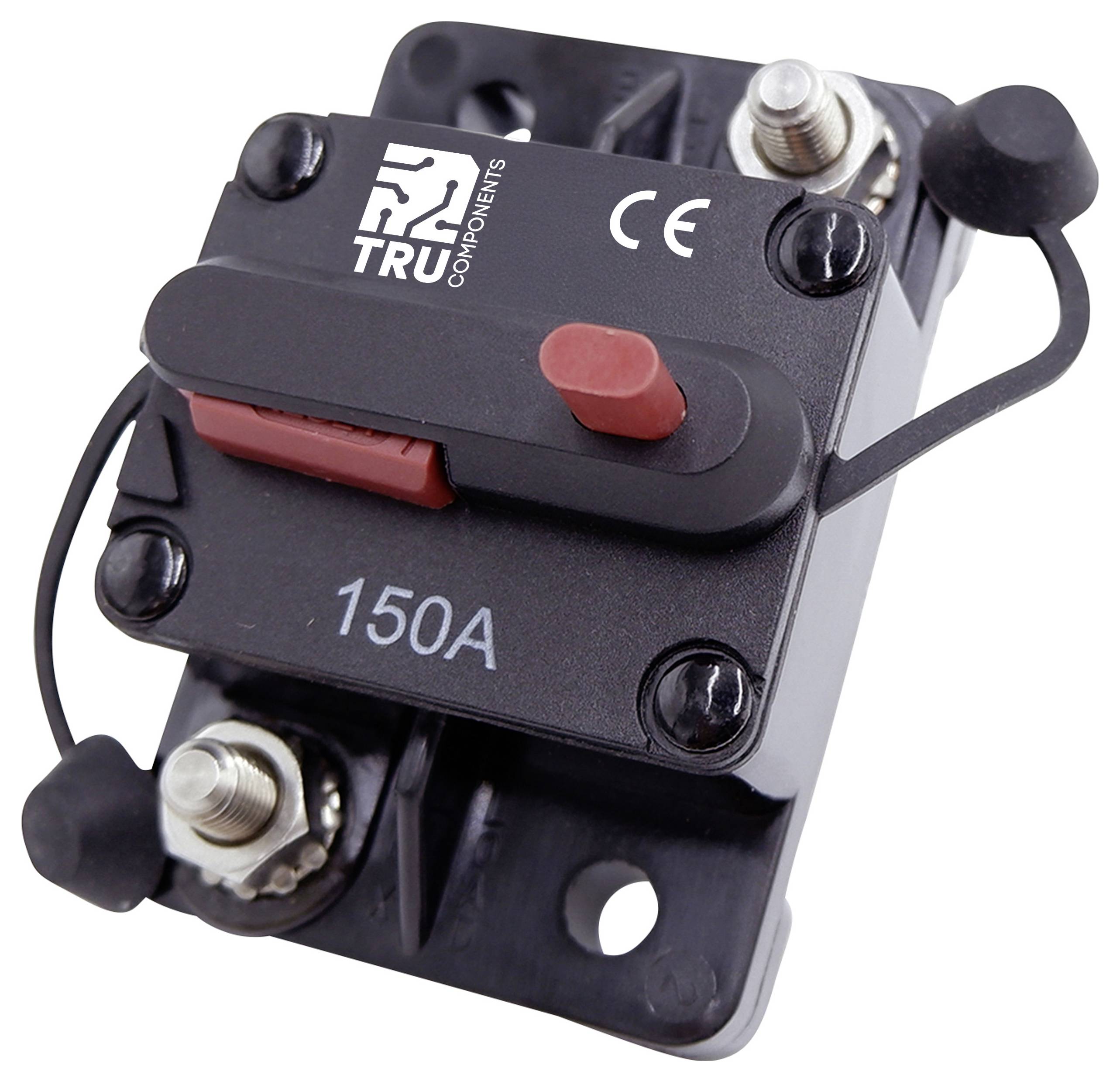 TRU COMPONENTS TC-13596604 Sicherungsautomat 150A Schwarz 1St.