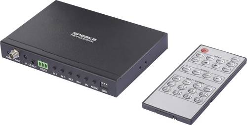 SpeaKa Professional SP-HDS-QMV200 4 Port HDMI Quad Multi-Viewer mit Picture in Picture-Funktion 3480 x 2160 Pixel