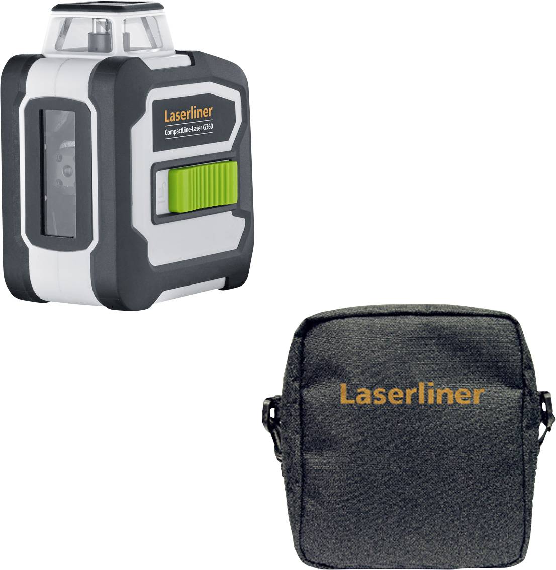 Laserliner CompactLine-Laser G360 Kreuzlinienlaser inkl. Tasche Reichweite (max.): 30 m