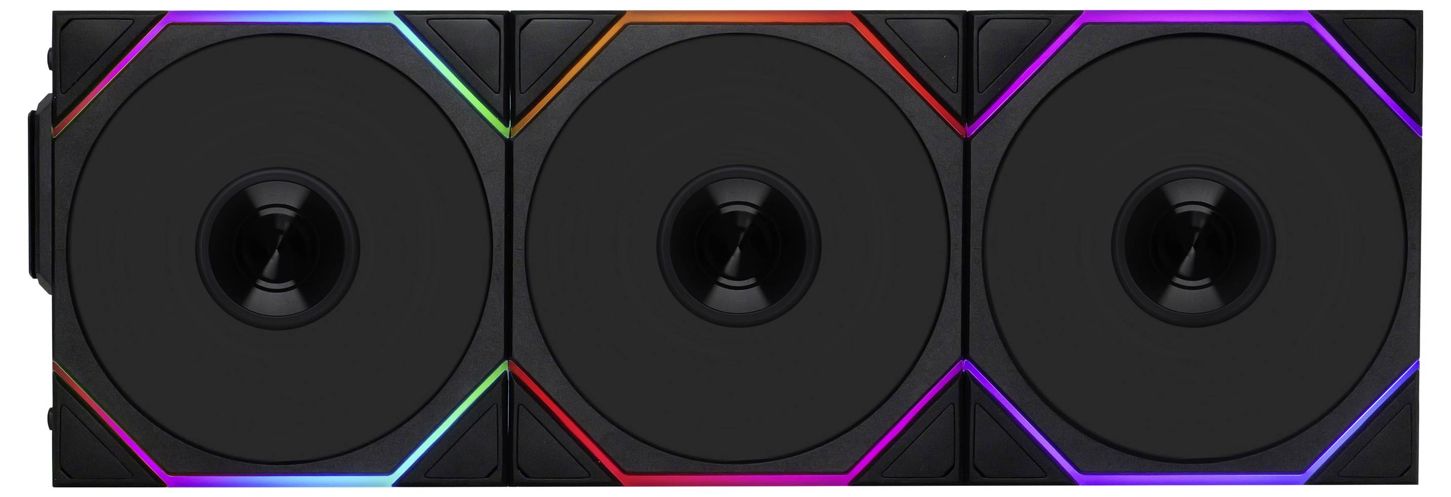 Lian Li UNI FAN TL Wireless Lüfter, ARGB, PWM, 3er-Pack - 120 mm, schwarz PC-Gehäuse-Lüfte