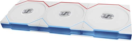 Lian Li UNI FAN TL Wireless Lüfter, ARGB, PWM, 3er-Pack - 120 mm, weiß PC-Gehäuse-Lüfter Weiß (