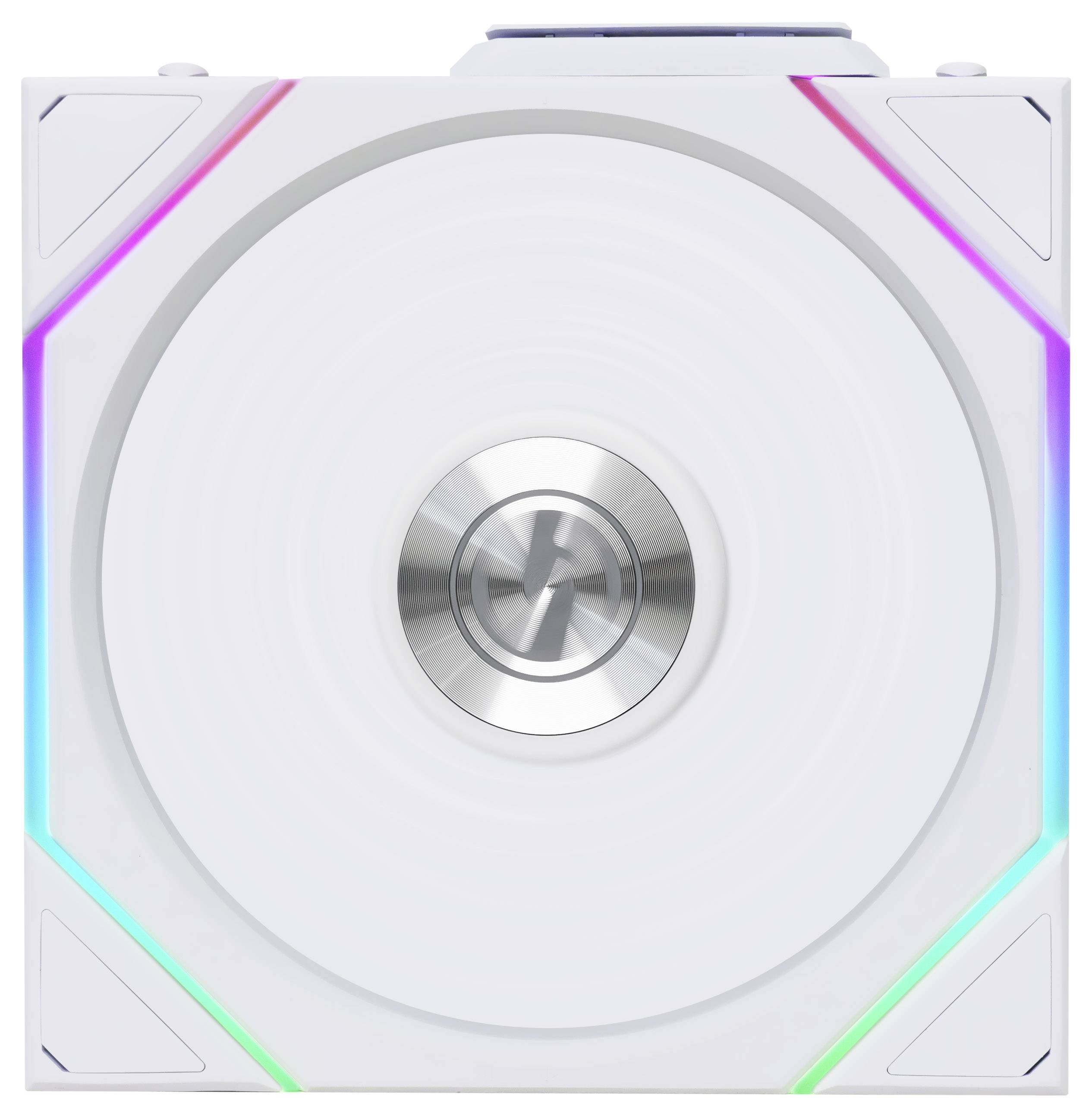 Lian Li UNI FAN TL Wireless Lüfter, ARGB, PWM, 3er-Pack - Reverse Blade, 120mm PC-Gehäuse-Lüfter Weiß (B x H x T) 120 x 28 x 124mm