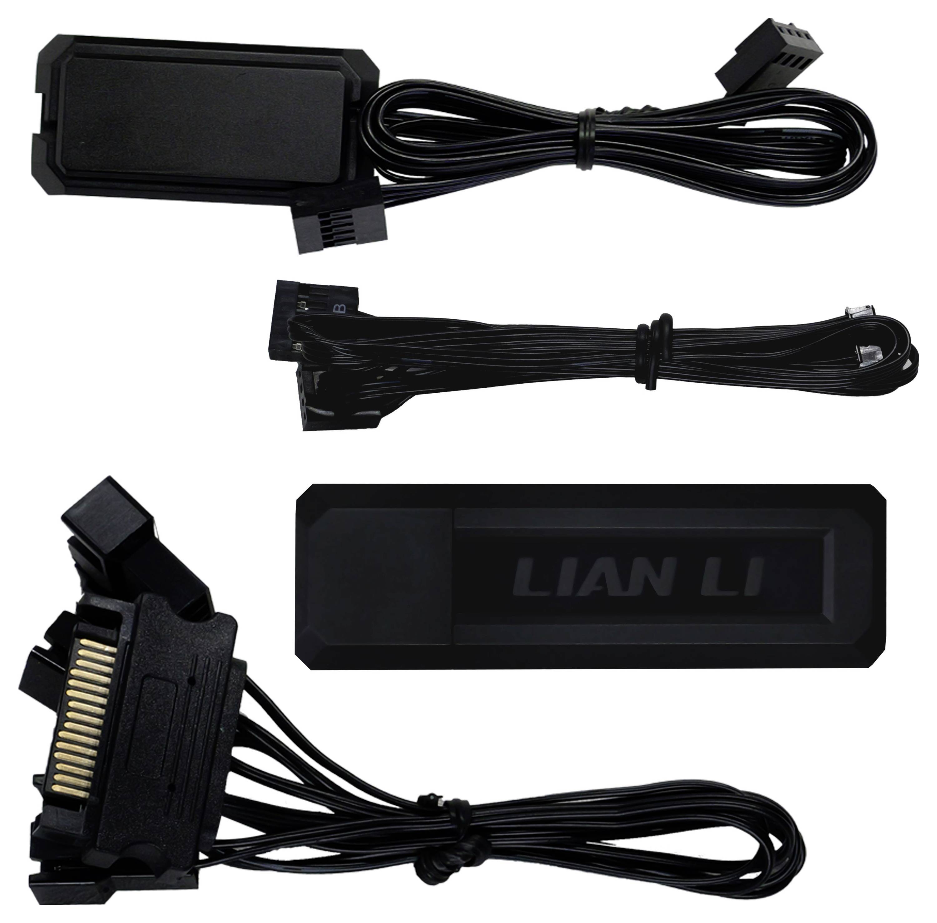 Lian Li UNI FAN TL Wireless LCD Lüfter, ARGB, PWM, 3er-Pack inkl. Controller PC-Gehäuse-Lü