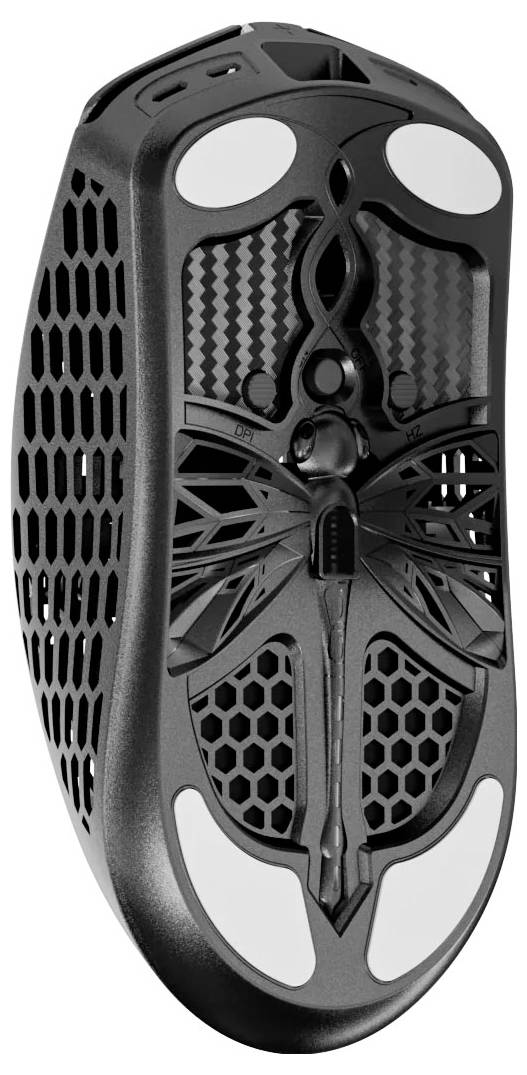 Vancer X Arbiter Studio Akitsu Carbon Fiber Gaming Maus, wireless - schwarz Maus 7 Tasten