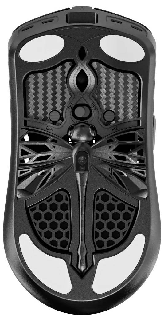 Vancer X Arbiter Studio Akitsu Carbon Fiber Gaming Maus, wireless - schwarz Maus 7 Tasten