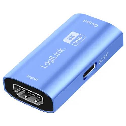LogiLink HD0064 HDMI-Repeater Blau LogiLink HD0064 HDMI-Repeater Blau