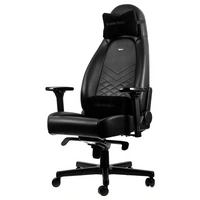 Noblechairs ICON Gaming Stuhl - schwarz/schwarz Gaming-Stuhl Schwarz Noblechairs ICON Gaming Stuhl - schwarz/schwarz Gaming-Stuhl Schwarz