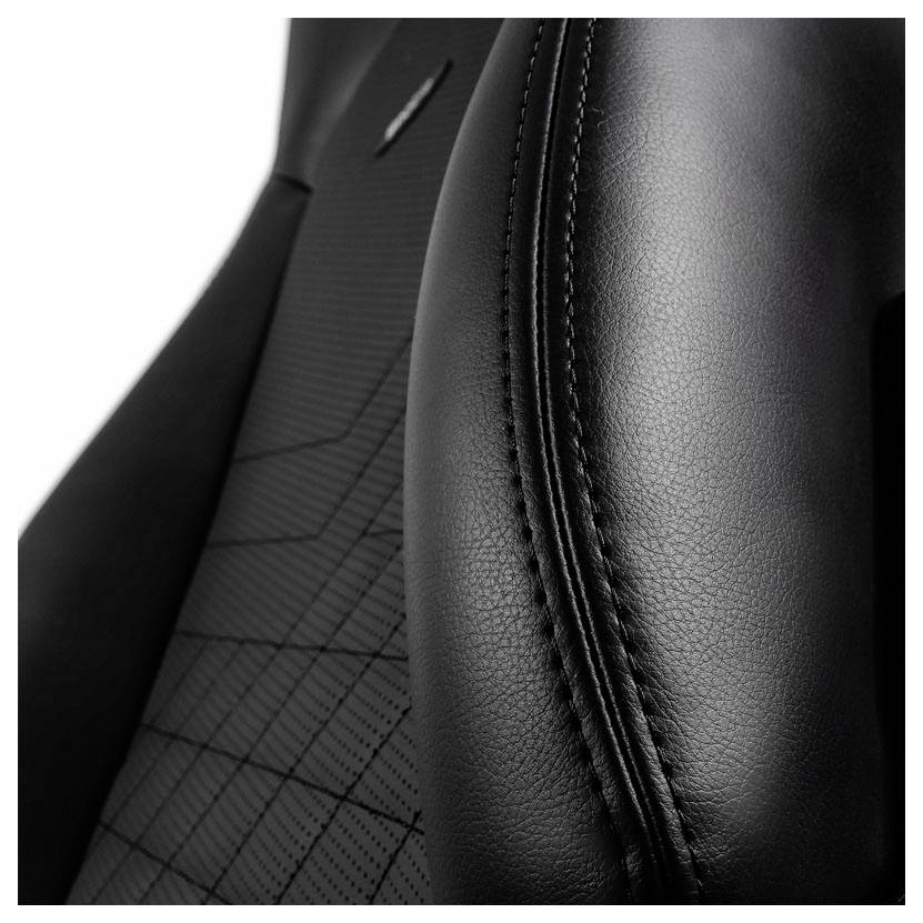 Noblechairs ICON Gaming Stuhl - schwarz/schwarz Gaming-Stuhl Schwarz