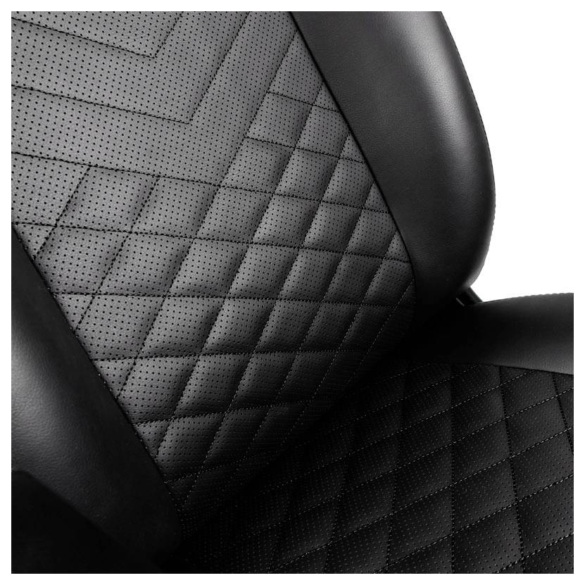 Noblechairs ICON Gaming Stuhl - schwarz/schwarz Gaming-Stuhl Schwarz