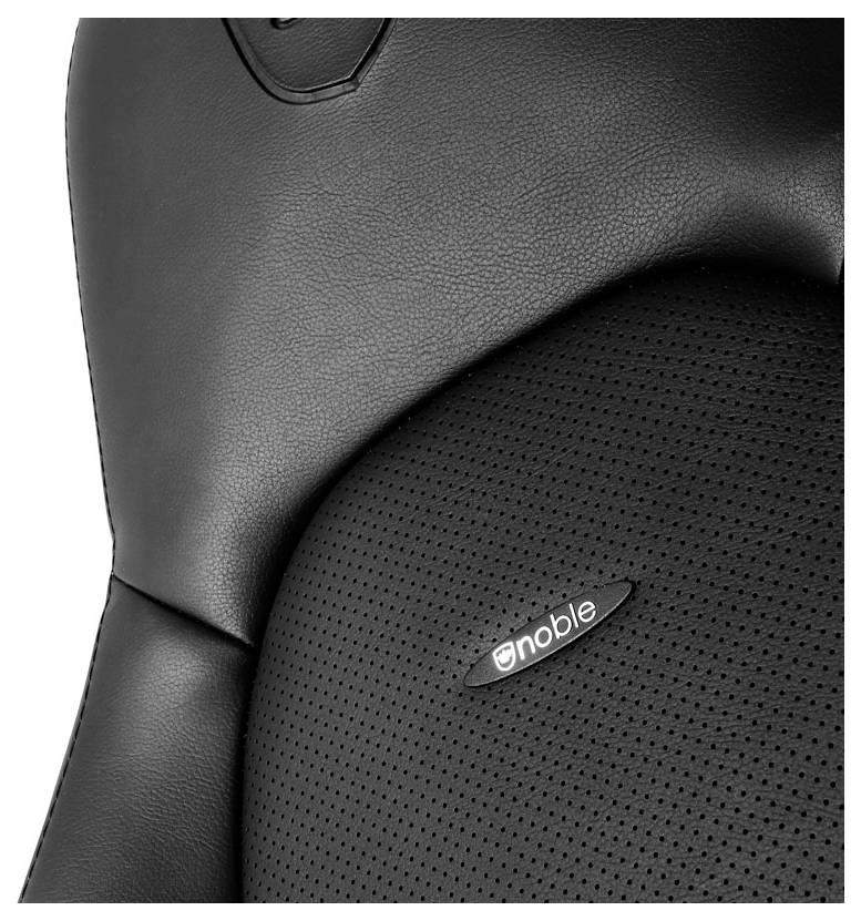 Noblechairs ICON Gaming Stuhl - schwarz/schwarz Gaming-Stuhl Schwarz