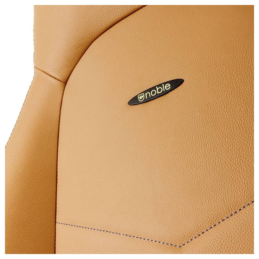 Noblechairs ICON Echtleder Gaming Stuhl - cognac/schwarz Gaming-Stuhl Cognac