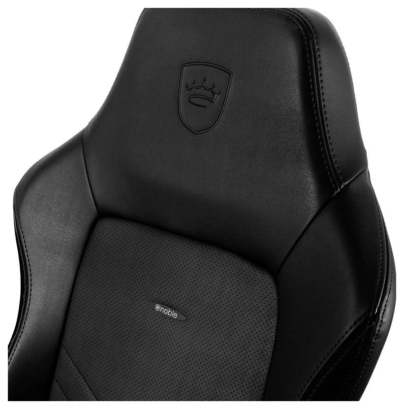 Noblechairs HERO Gaming Stuhl - schwarz/schwarz Gaming-Stuhl Schwarz