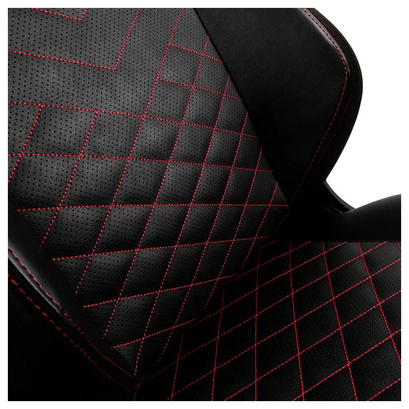 Noblechairs HERO Gaming Stuhl - schwarz/rot Gaming-Stuhl Schwarz
