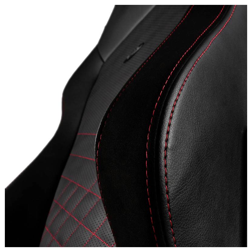 Noblechairs HERO Gaming Stuhl - schwarz/rot Gaming-Stuhl Schwarz