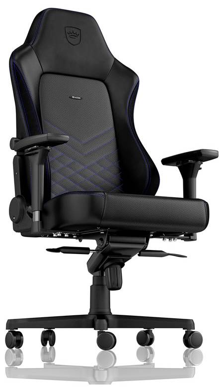 Noblechairs HERO Gaming Stuhl - schwarz/blau Gaming-Stuhl Schwarz-Blau