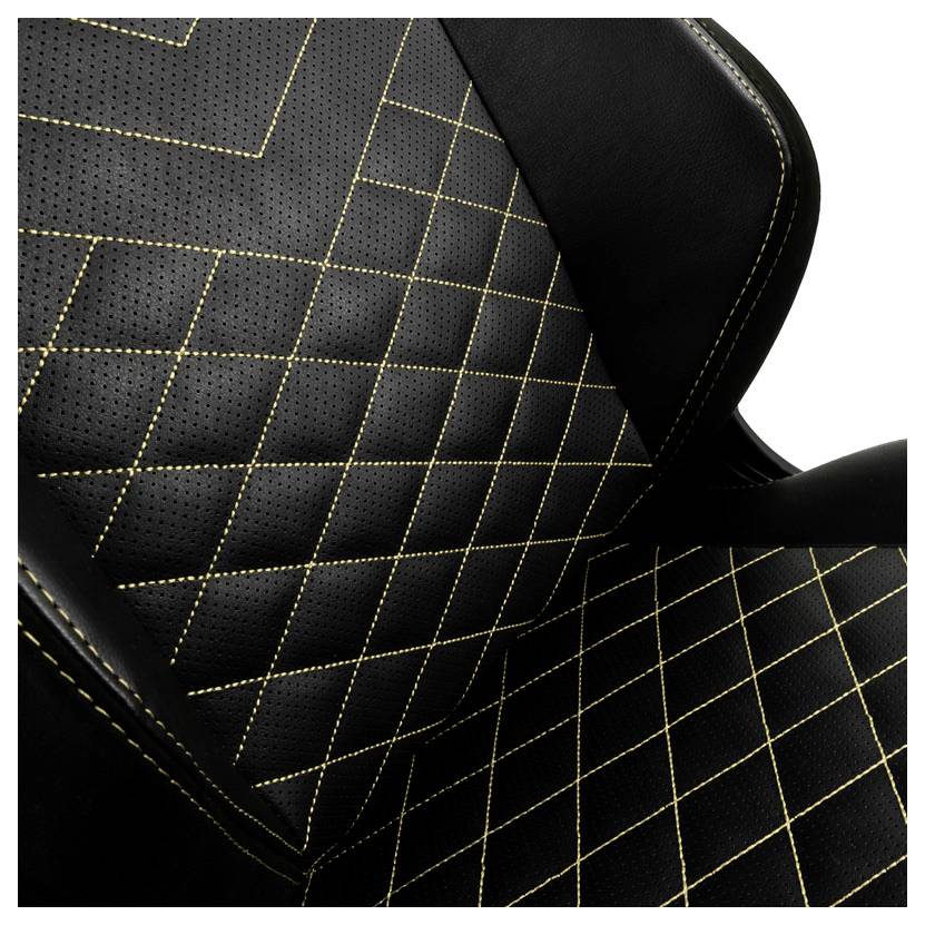Noblechairs HERO Gaming Stuhl - schwarz/gold Gaming-Stuhl Schwarz/Gold
