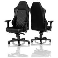 Noblechairs HERO Gaming Stuhl - schwarz/platinweiß Gaming-Stuhl Schwarz Noblechairs HERO Gaming Stuhl - schwarz/platinweiß Gaming-Stuhl Schwarz