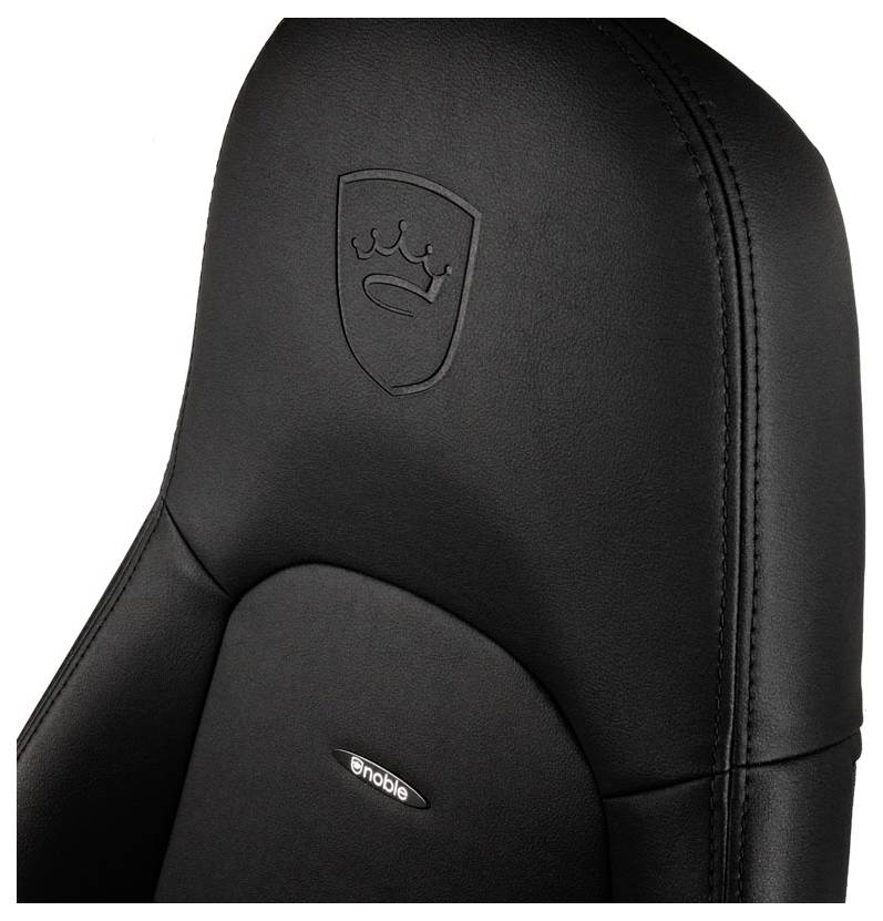 Noblechairs ICON Gaming Stuhl - Black Edition Gaming-Stuhl Schwarz