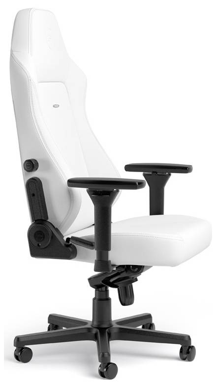 Noblechairs HERO Gaming-Stuhl - White Edition Gaming-Stuhl Weiß