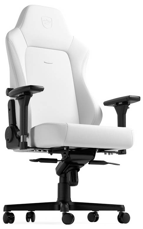 Noblechairs HERO Gaming-Stuhl - White Edition Gaming-Stuhl Weiß