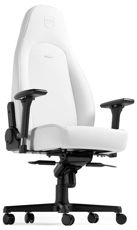 Noblechairs ICON Gaming-Stuhl - White Edition Gaming-Stuhl Weiß