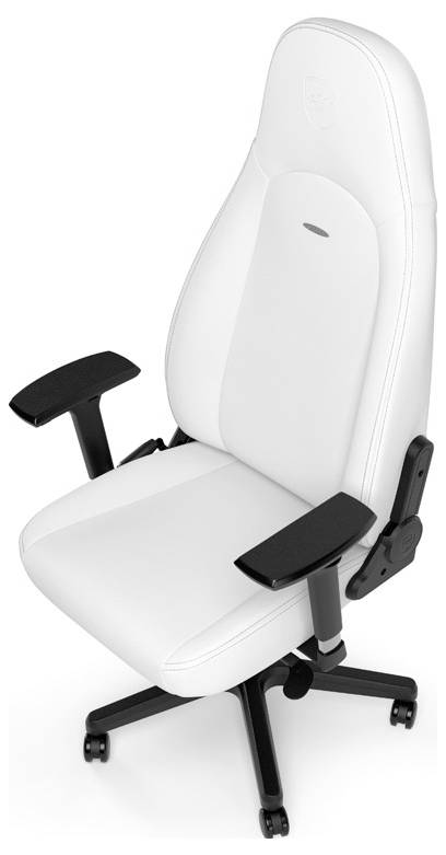 Noblechairs ICON Gaming-Stuhl - White Edition Gaming-Stuhl Weiß