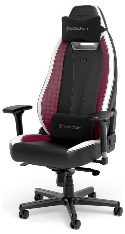 Noblechairs LEGEND Gaming Stuhl - schwarz/weiß/rot Gaming-Stuhl Schwarz