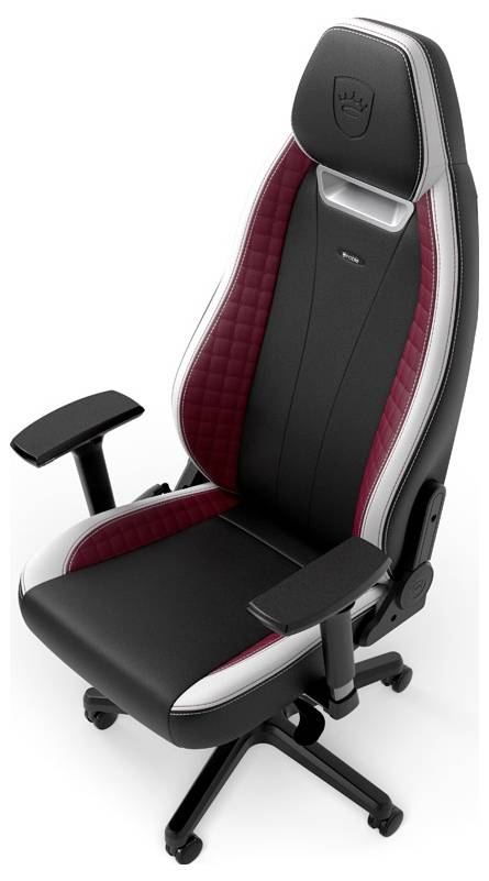Noblechairs LEGEND Gaming Stuhl - schwarz/weiß/rot Gaming-Stuhl Schwarz