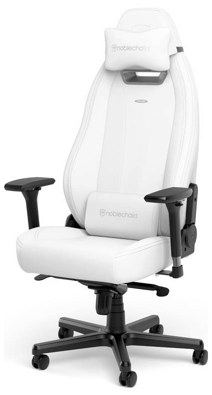 Noblechairs LEGEND Gaming Stuhl - White Edition Gaming-Stuhl Weiß
